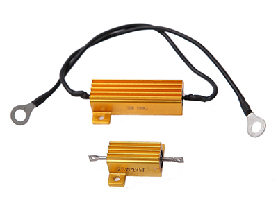 Resistencias de aluminio y acero inoxidable