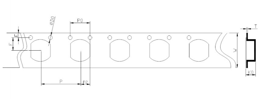 Inductor de potencia SMD, sin blindaje