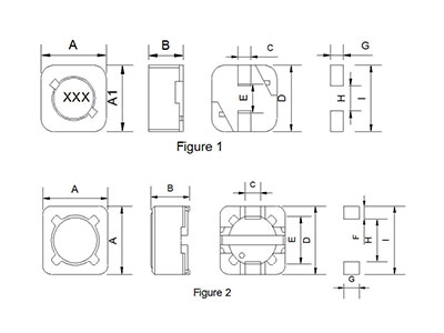 Inductor de potencia SMD, 6.5mm 7.5mm blindado