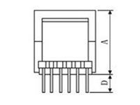 Transformador de líneas, series EE/EI/EF/EEL