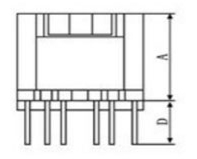 Transformador de líneas, series PQ/EQ/LP