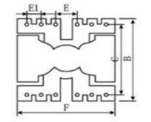 Transformador de líneas, series PQ/EQ/LP