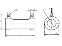 Resistencia bobinada cementada