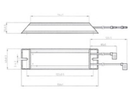 Resistencia de aluminio, serie LKZ