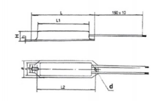 Resistencia de aluminio, serie ZGS800W