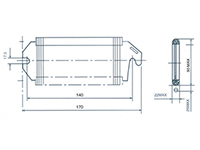 Resistor bobinado tipo lámina, serie ZB5