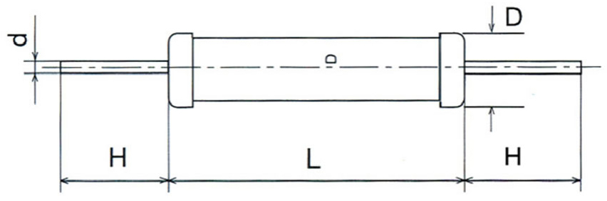Resistencia de capa de carbón, serie RT
