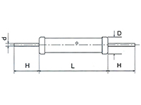 Resistencia de capa de carbón, serie RT