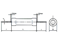 Resistencia de película de óxido metálico, serie RJY