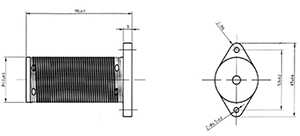 Resistencia de estufa eléctrica
