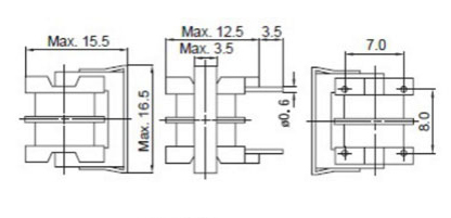 Choques de modo común, serie UF
