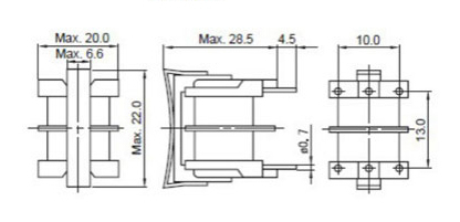Choques de modo común, serie UF
