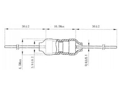 Fusible resistencia, con capa de cerámica

